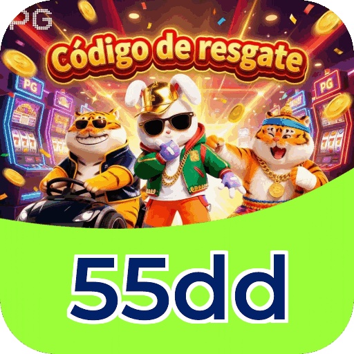 Plataforma 55dd mostrando interface moderna, jogos certificados e recursos de segurança licenciados
